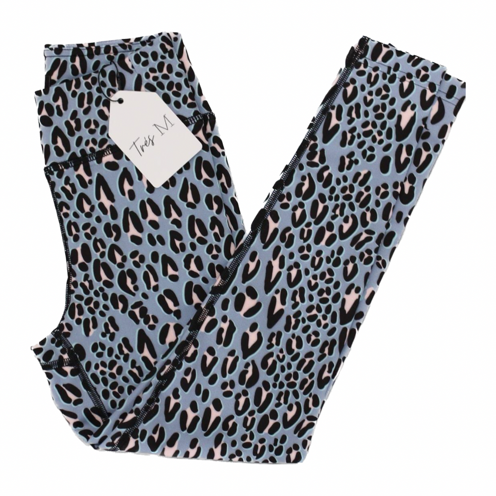 Mint Cheetah leggings - Ladies