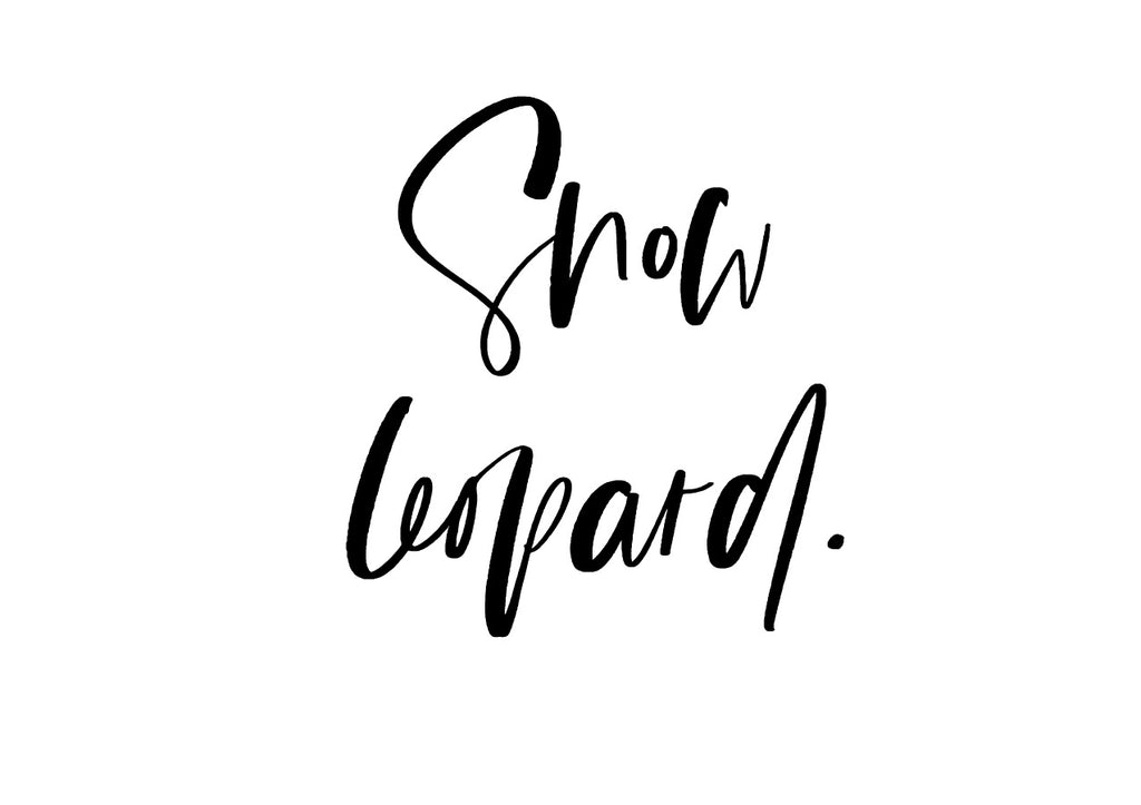 Snow Leopard Leggings - Girls